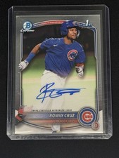 2025 Bowman Chrome Ronny Cruz Auto Rookie 1st Prospect #CPA-RCR Cubs