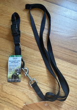 Coastal Matching Set Dog Martingale Collar Large 18-22 And 6 Leash Nwt Black