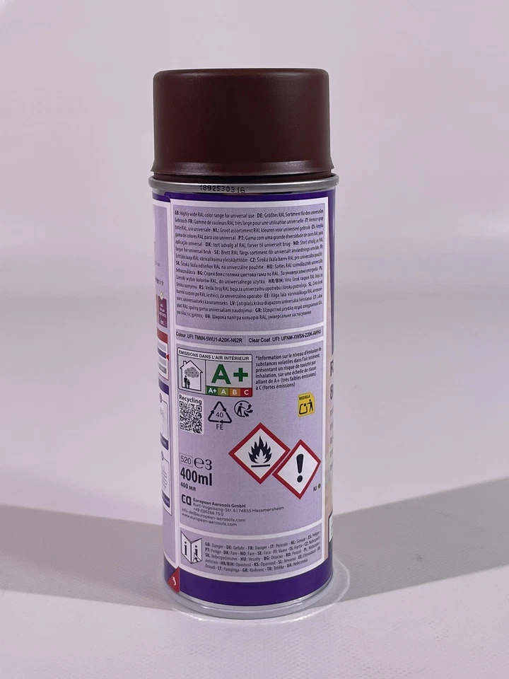 Dupli Color Aerosol-Art 467936 Nuss Braun Lack Sprühlack RAL 8011 Matt 400ml - Bild 3 von 4