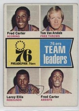1974-75 Topps Fred Carter Tom Van Arsdale Leroy Ellis #94 0ru9