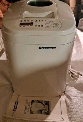 BREADMAN TR444 Deluxe Rapid Automatic Bread maker Machine 1-2 lb. Load Capacity 