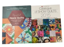 Quilt Books Lot Of 2 Hexie Hexagon Show Quilts 2015
