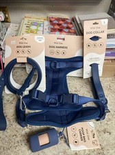 Wild One Dog Harness Leash Collar  Poop Bag Matching New Large
