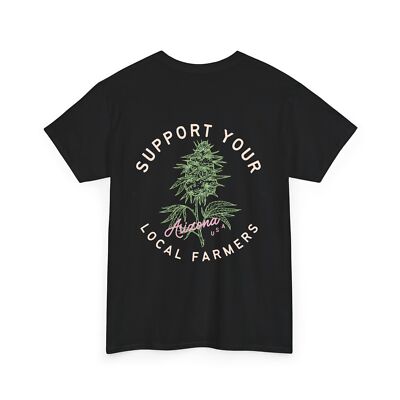 Support Your Local Farmer T-Shirt | Unisex Heavy Cotton Tee