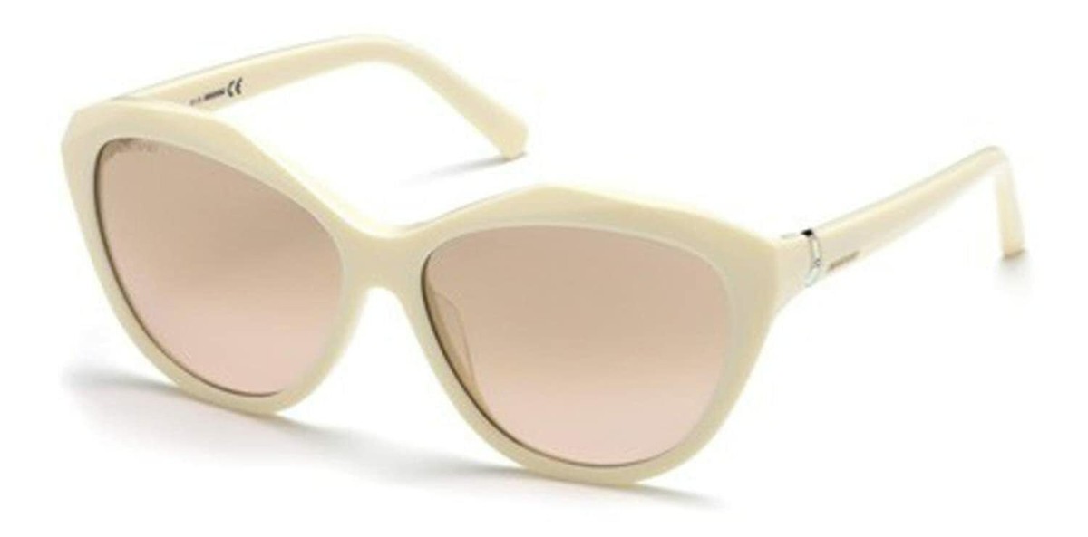 Swarovski White Plastic Glasses Women\'s (Frames) Swarovski SK2021 Glasses 1027 Transparent - eye-oo.com main image 3