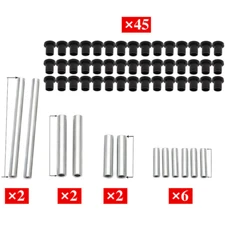 RJSPHH A Arm Bushing Kit Heavy Duty UHMW Replacement for Polaris Ranger XP 900