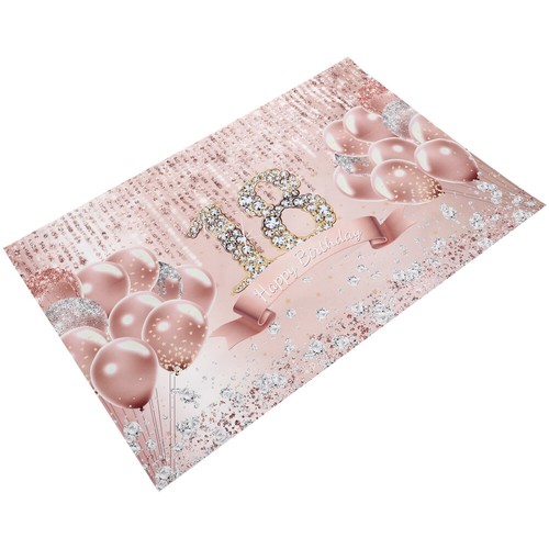 18th Birthday Party Supplies Outdoor Ornaments Girls Banner for Decoration Miss - Picture 6 of 12
