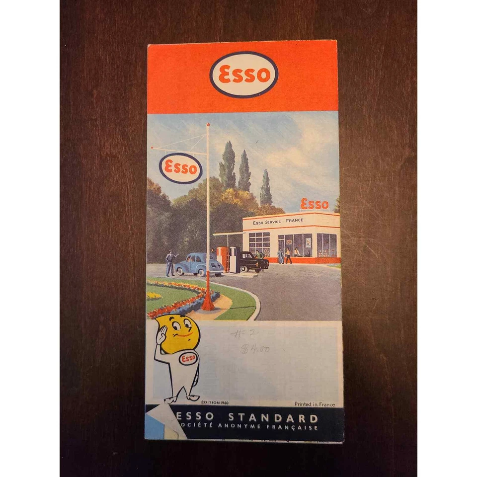 France Road Map Courtesy of Esso 1957 Edition (ZY) - Image 2 of 4