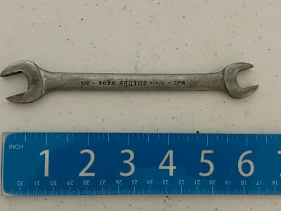 Proto Professional 3025 1/2'' x 7/16'' Double Open End Wrench 