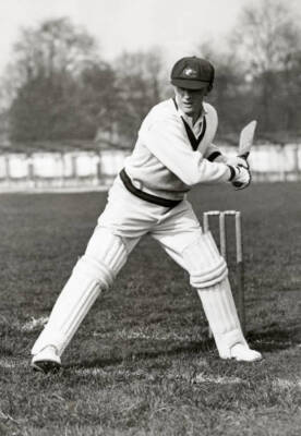 Ben Barnett Australia batting practice Nursery Ground Lord's Crick- 1930s Photo