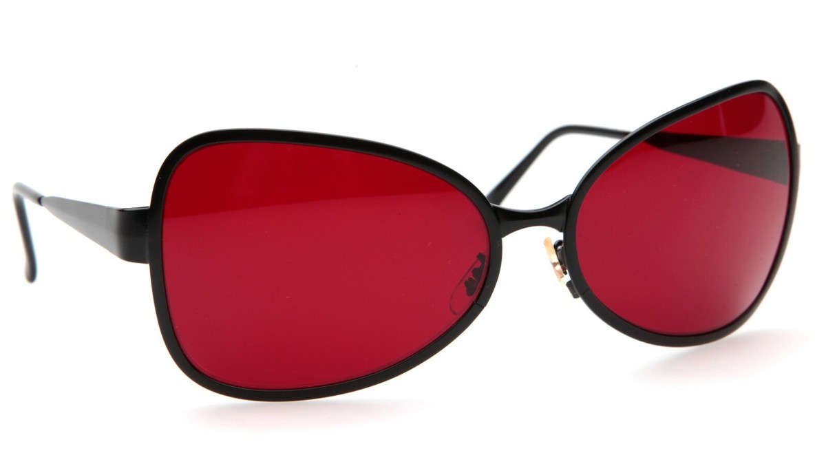 New Oliver Peoples OP-524 MBK Black Red lenses Sunglasses 61-18