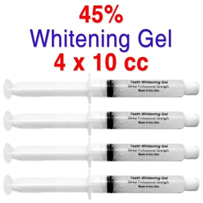 45% TEETH WHITENING PROFESSIONAL TOOTH WHITENER GEL 40cc *STRONGEST ON EBAY*