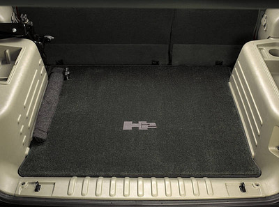 LLOYD MATS Velourtex REAR CARGO MAT Ebony w/ Silver logo 2003 to 2007 Hummer H2