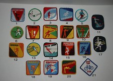 Vintage Sports Sew-On Embroidered Patches sold separately 