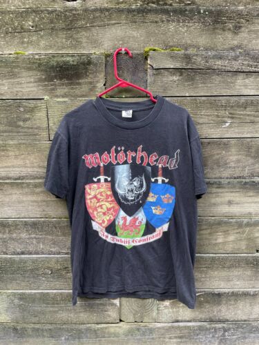 Vintage 90s Motorhead Concert Shirt Size Large Used Black Rare