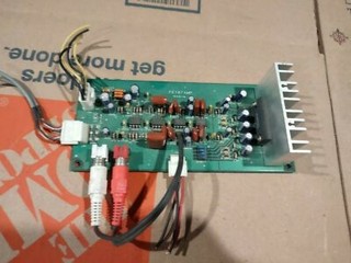 hog wild arcade sound amp pcb untested #1052