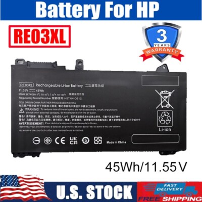 Battery For HP ProBook 430 440 445 450 G6 G7 Series 455R G6 RE03XL HSTNN-DB9A US