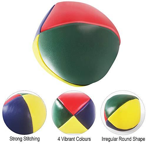 6 Pack Soft Juggling Balls for Beginners Juggle Balls Bulk Set for
