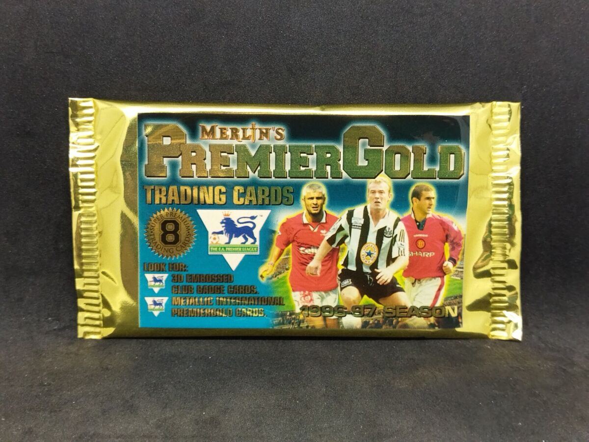 1996-97 MERLIN'S PREMIER GOLD SOCCER (36 packs/box) David 1996-97 MERLIN'S PREMIER GOLD SOCCER (36 packs/box) David