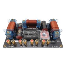 1000W Dual Bass 2 Way 3 Unit High-Low Speaker Frequency Divider Crossover Filter