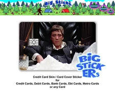 ScarFase with Yayo Credit/Debit Card Skin Cover SMART Sticker Wrap Decal