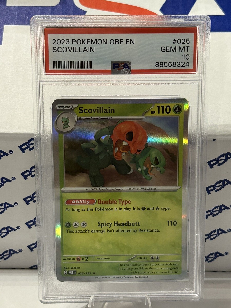 2023 ポケモンカード ダウジー PSA 10 2023 Pokemon OBF EN SCOVILLAIN PSA 10 | eBay