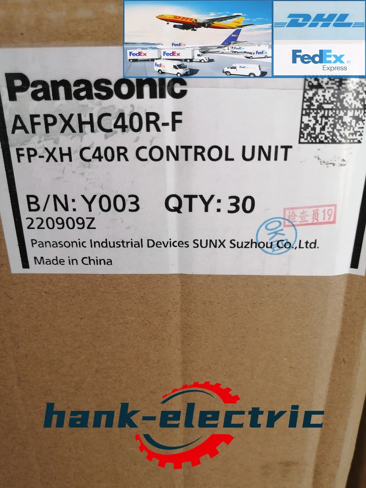 In Box NEW Panasonic AFPXHC40R-F PLC Module DHL Fast delivery 1-Year Warranty ! - Image 2 of 3
