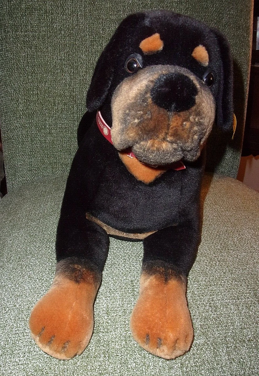 Steiff Rottweiler Akc Dog Toys Plush - Home Alqu