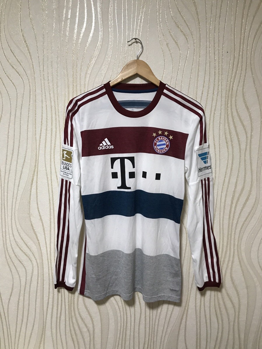 BAYERN MUNICH 2014 2015 AWAY FOOTBALL SHIRT JERSEY MATCH