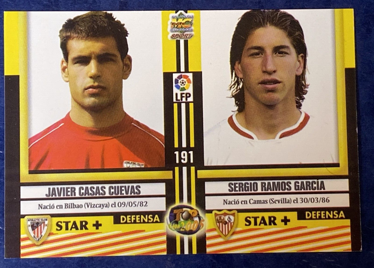 2004-2005 MUNDICROMO ROOKIE CARD SERGIO RAMOS #191 REAL MADRID | eBay