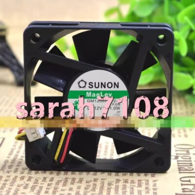 1PC NEW SUNON 6025 12V 1.0W GM1206PTV2-A Silent fan 3-wire B2  