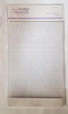Spellbinders Geometric Stripes Embossing Folder