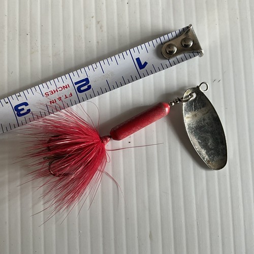 Worden's Rooster Tail Spinner Red 1/4 oz / 8 grams - Picture 2 of 2