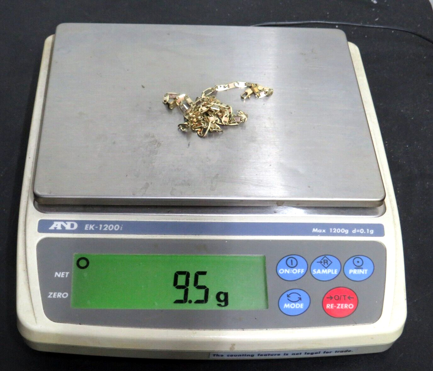 Beautiful Solid 14K Multi-color GOLD Flat Valenti… - image 12