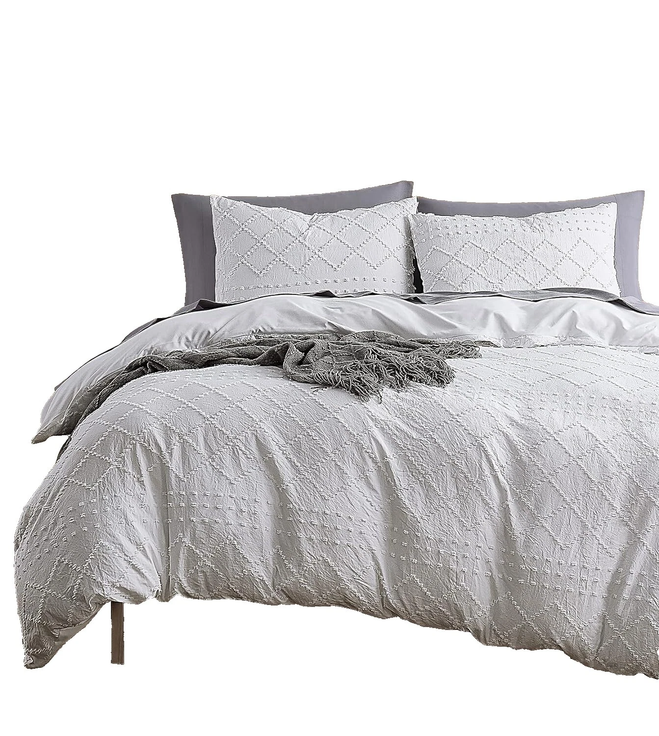 Microfibra Queen Branco Capas para Edredons e Jogos de Cama