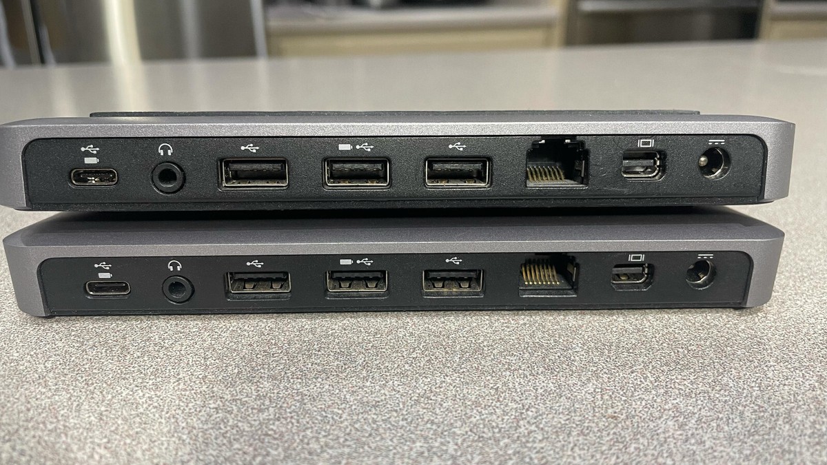 Henge Docks Stone Gray Docking Station and Converter | For Apple