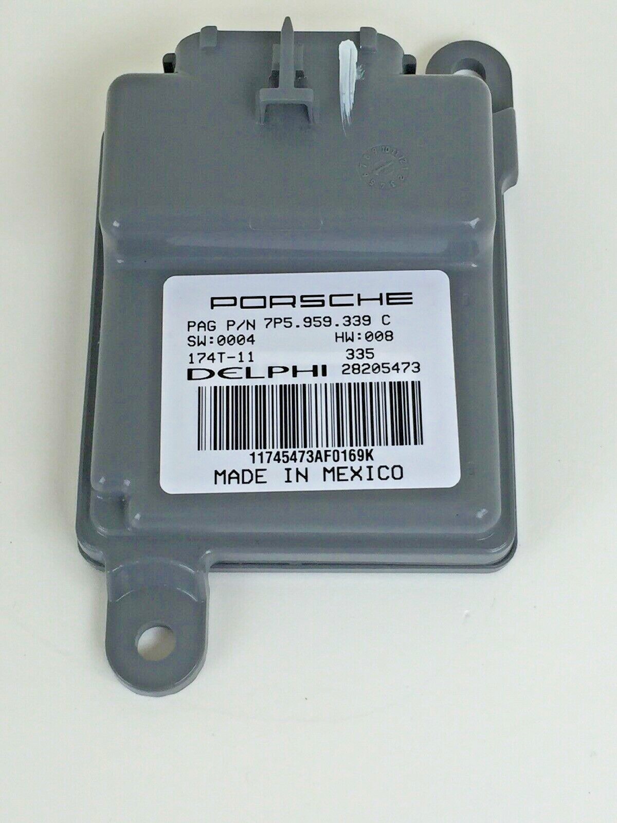 PORSCHE PASSENGER SEAT AIR BAG OCCUPANCY MODULE OEM NO:7P5.959.339 