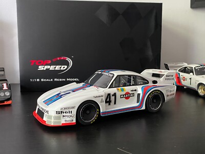 1/18 TSM TOP SPEED PORSCHE 935/77 #41 Martini Racing 1977 Le Mans