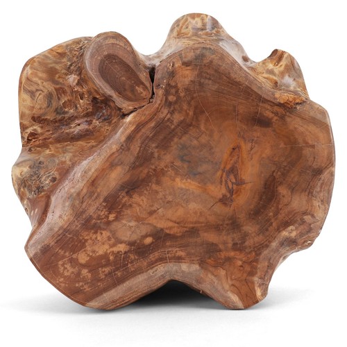 Rutledge & King Java Teak Root Stool Boho Teak Accent Table Teak End Table - Picture 19 of 25