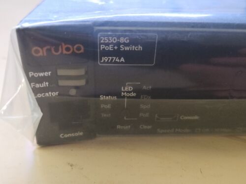New HP Aruba J9774A 2530-8G PoE Network Switch + Power Supply Fast ship! - Photo 2/7