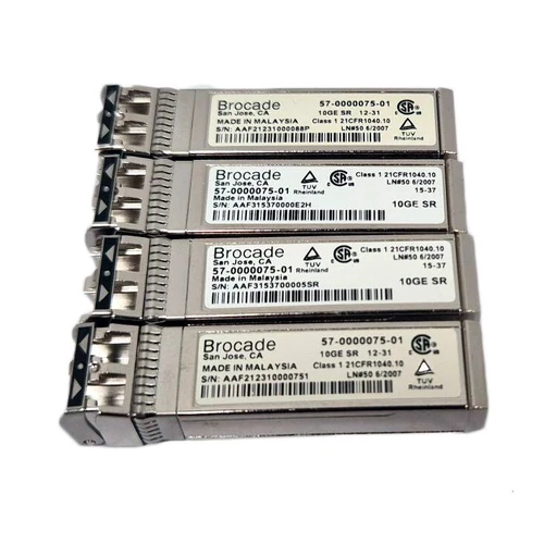 Lot De 4x Brocade 57-0000075-01 10GE Sr Fibre Channel FC SFP+ Transceiver Module