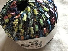 Ice Yarns Mini Trellis Ladder Ribbon  1Skein Multicolor