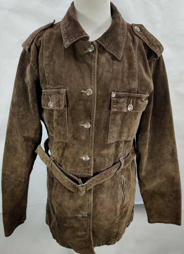 Skotts Suede Brown Leather Suede Pants 