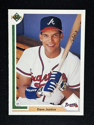 1991 Upper Deck David Dave Justice #363 Baseball Card Atlanta Braves
