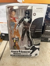 Power Rangers Lightning Collection Mighty Morphin Metallic Black Ranger Sealed