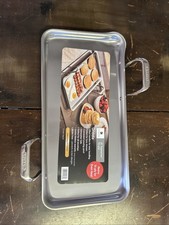 Chantal 21 Supreme SLT60-48 Tri-Ply Stainless Steel Brushed Griddle 19"x9.5" Pan Chantal 21 Supreme SLT60-48 Tri-Ply Stainless Steel Brushed Griddle 19"x9.5" Pan - Image 1