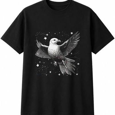 Fulmar Bird Mens Womens T-Shirt Unisex Novelty Gift Tee Funny Present