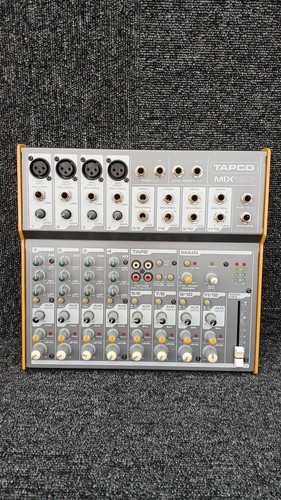TAPCO MIX120 DJ Mixer Compact 2-Channel Audio Controller New