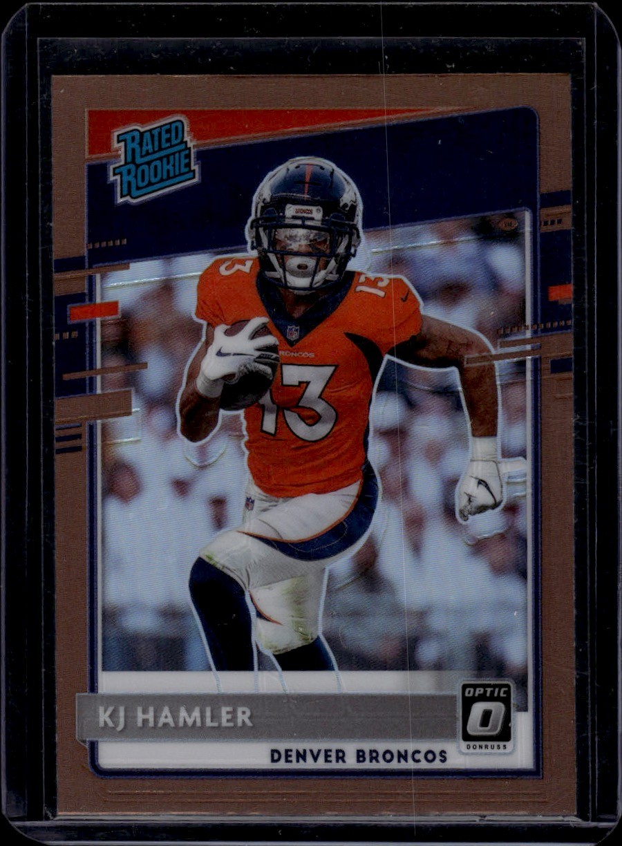 2020 Donruss Optic Bronze #170 KJ Hamler Denver Broncos Rookie