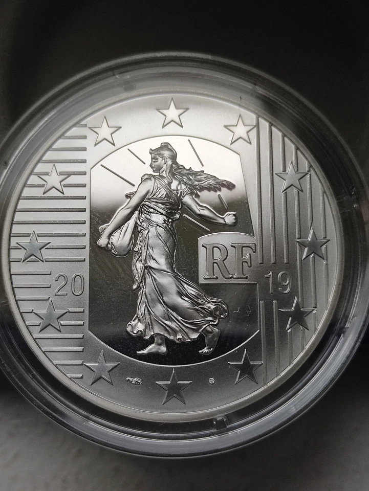 France Coffret 10 Euros en Argent 2019 Le Franc Germinal Belle Epreuve - Photo 2/4